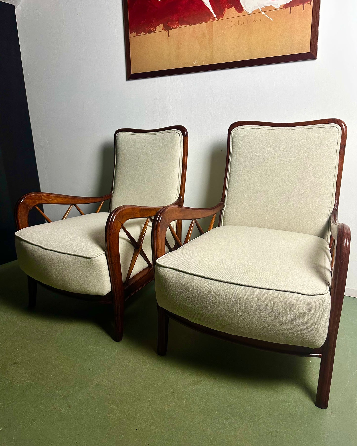 "PAOLO BUFFA" COPPIA POLTRONE 5