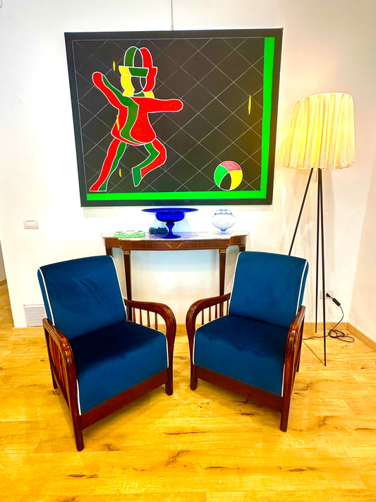 COPPIA POLTRONE "PAOLO BUFFA" STILE